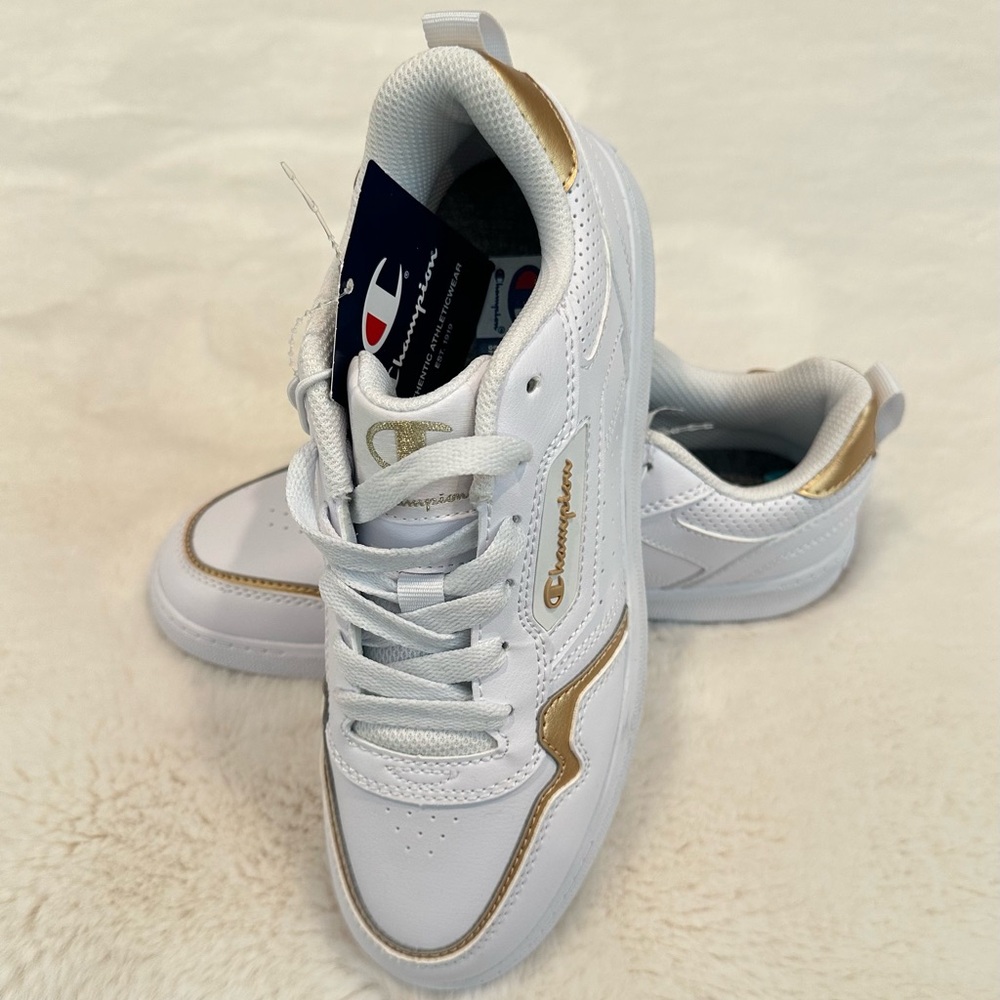 Champion Lore Kids Casual Sneakers White/Rose Gold Size 6 - Picture 8 of 10